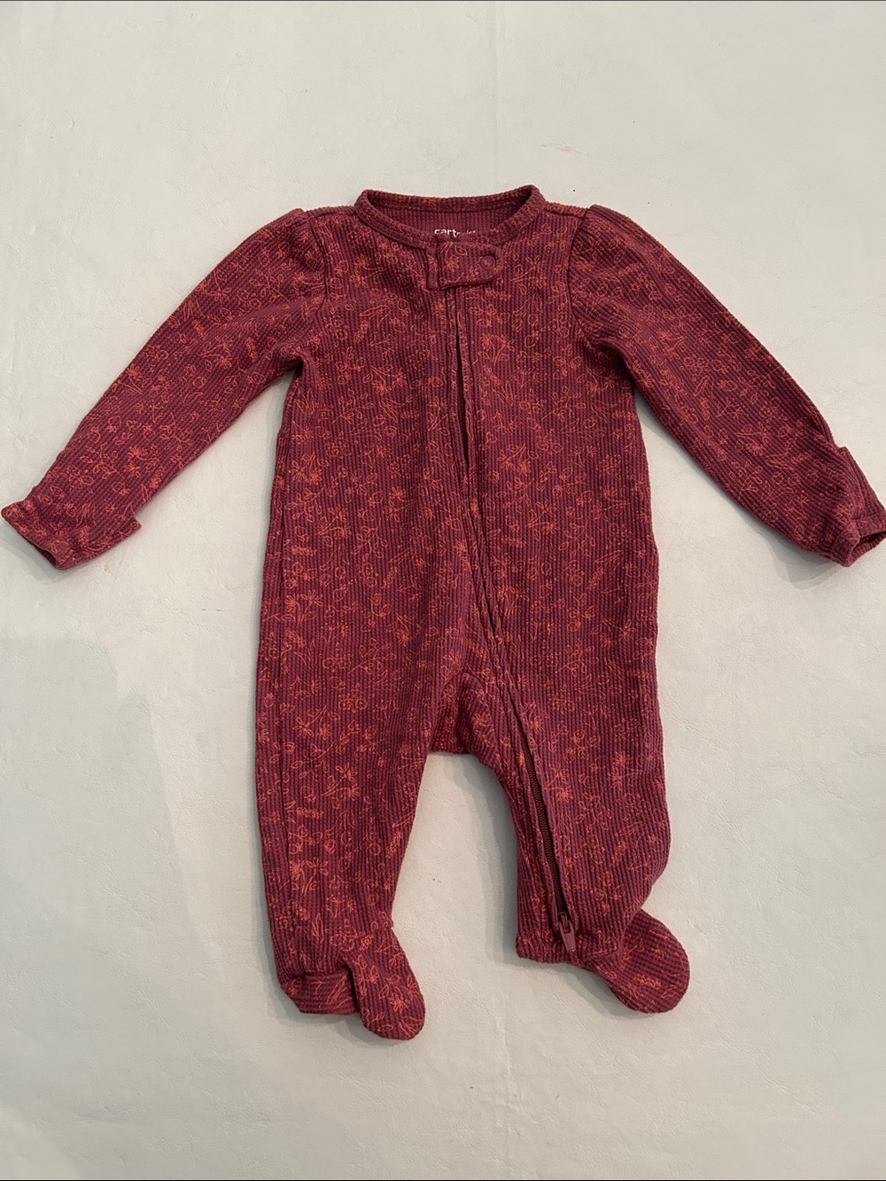 Carter's Patterned Footed One-Piece